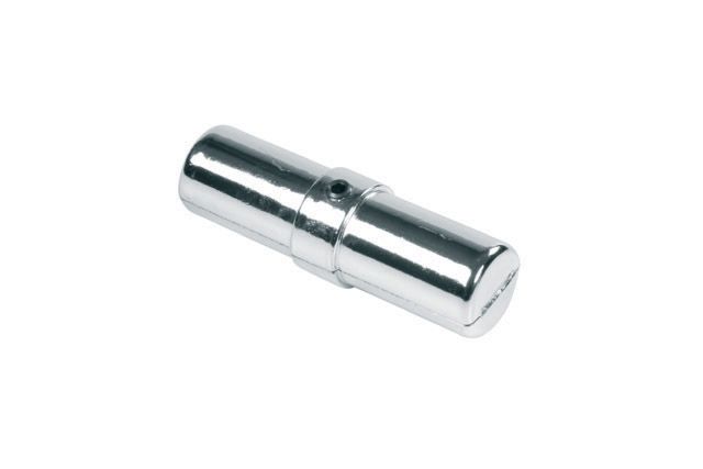 Inwendige buisverbinder met kraag chroom