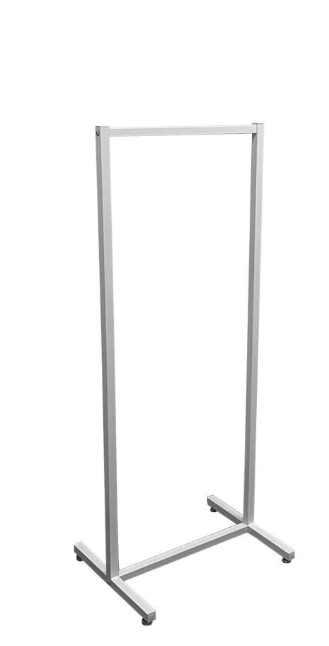 Kledingrek wit 60 x 150 cm
