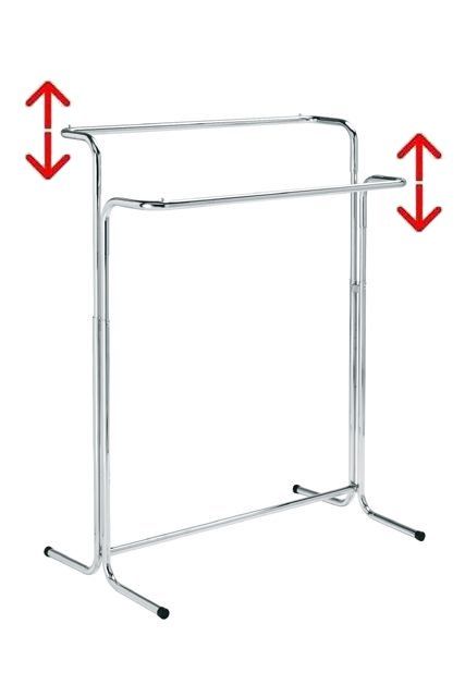 Dubbelrek B120 x H110-170 cm Chroom