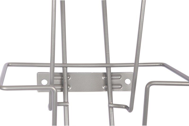 Draad folderrek 9x A6 zilvergrijs FR20401905 detail