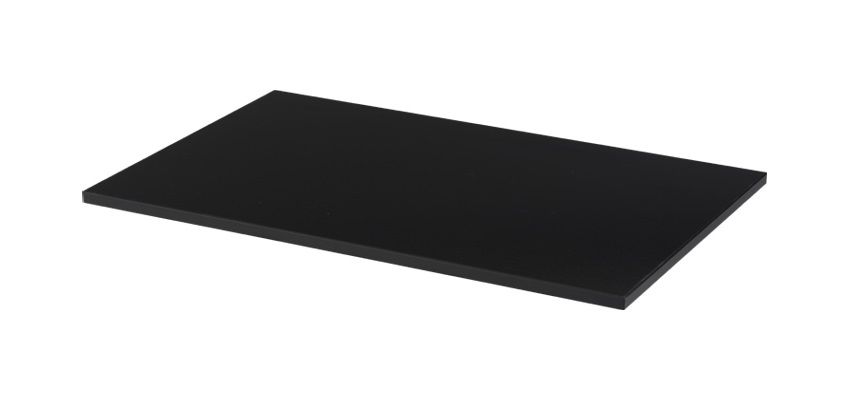 Wandrek rail zwart dubbele perforatie per paar 150cm lang