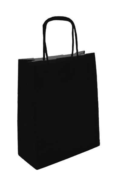 Papieren draagtas 45x17x48cm zwart