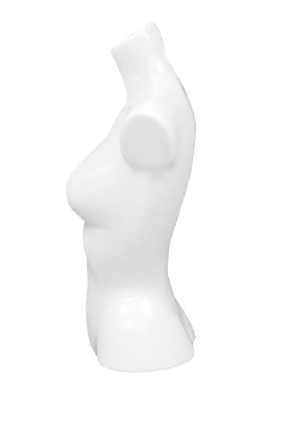 Dames torso kort wit zijaanzicht