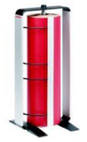 Papierrolhouder verticaal Legro hoogte 80cm