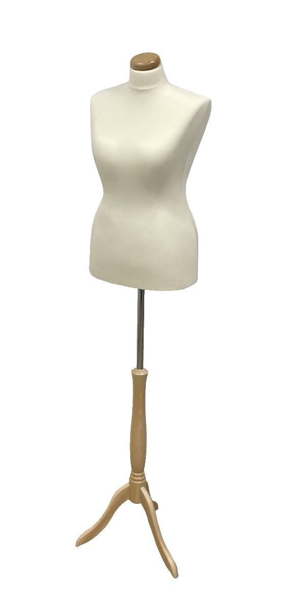 Paspop vrouw XL maat 42-44 ecru
