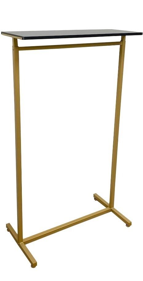 Kledingrek design goud met legplank