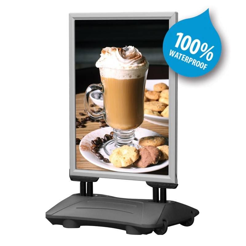 Windpro Stoepbord B1 (70 x 100 cm) aluminium