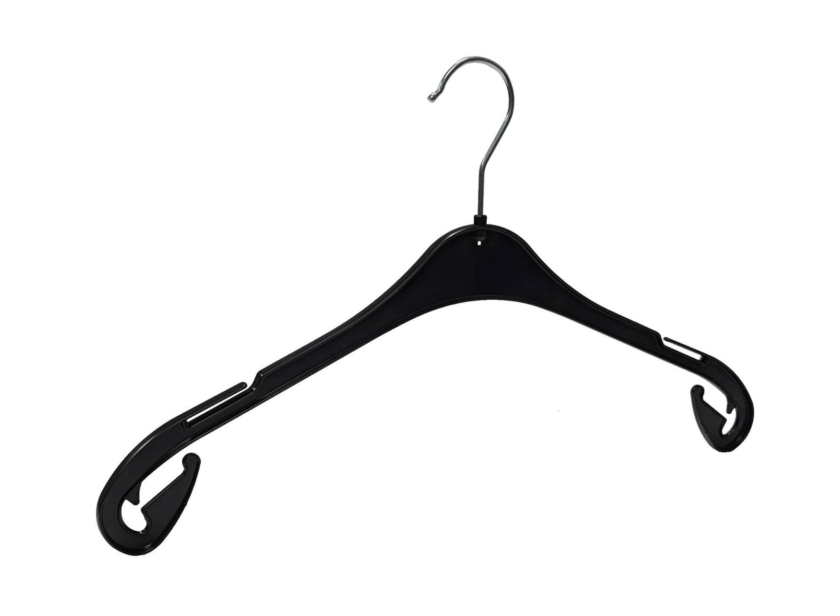 Kledinghanger B43 cm T43 Zwart kunststof