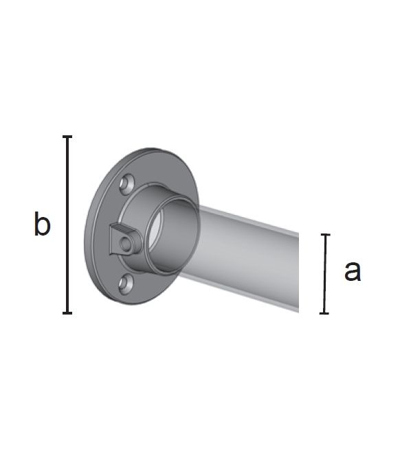 Flens 25mm chroom voorbeeld