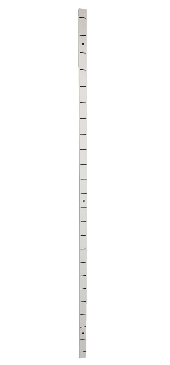 Wandrek rails Laser wit 240 cm