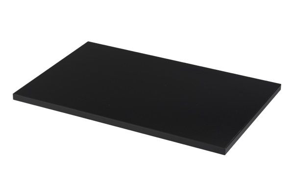 Wandrek rail zwart dubbele perforatie per paar 150cm lang