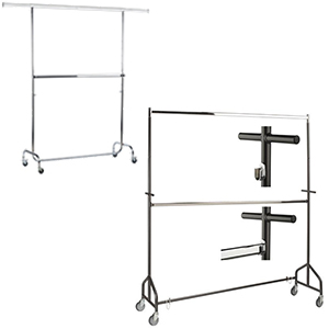 double rack clothing rack with intermediate bar double rack clothing rack with intermediate bar