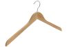 Geknikte kledinghanger 44 cm Blank gelakt hout