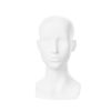 Hoofd vrouw mat wit polyester