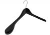 Kledinghanger hout 45 cm met brede schouders zwart