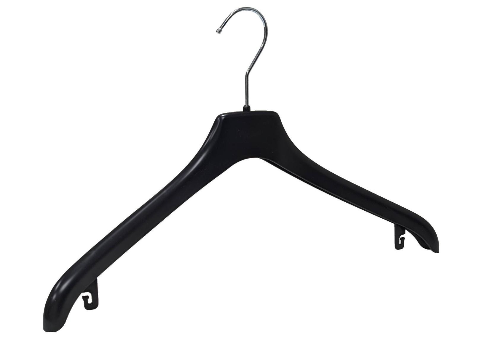 Kledinghanger B440 mm NF44 Zwart kunststof 110 stuks