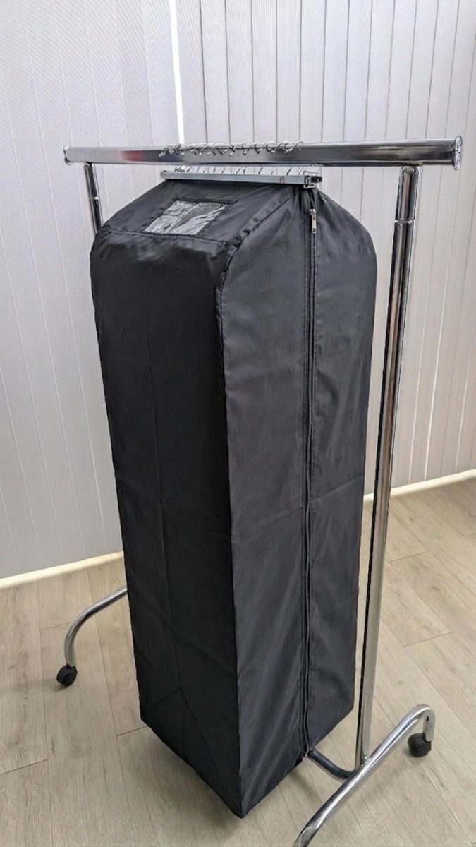 Kleding collectiehoes L 135cm met klem zwart voorbeeld 2