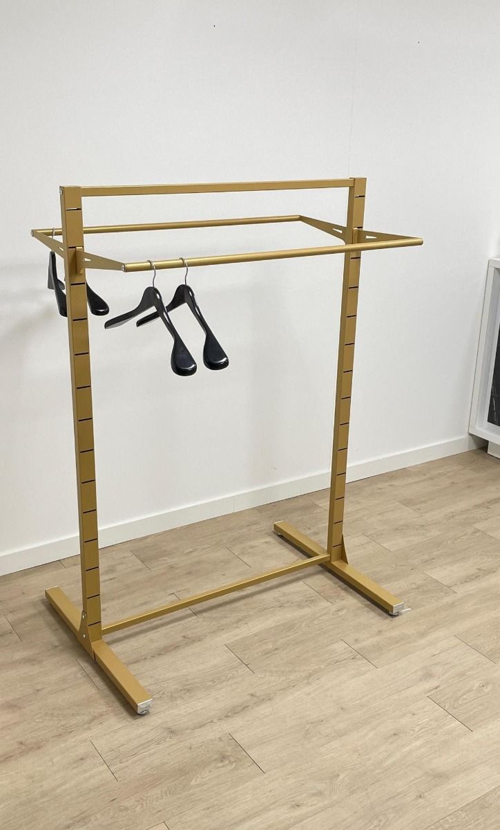 Middenunit Laser gondola goud met 2 hangstangen