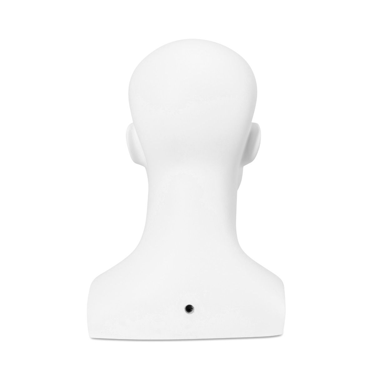 Hoofd man mat wit polyester achterkant